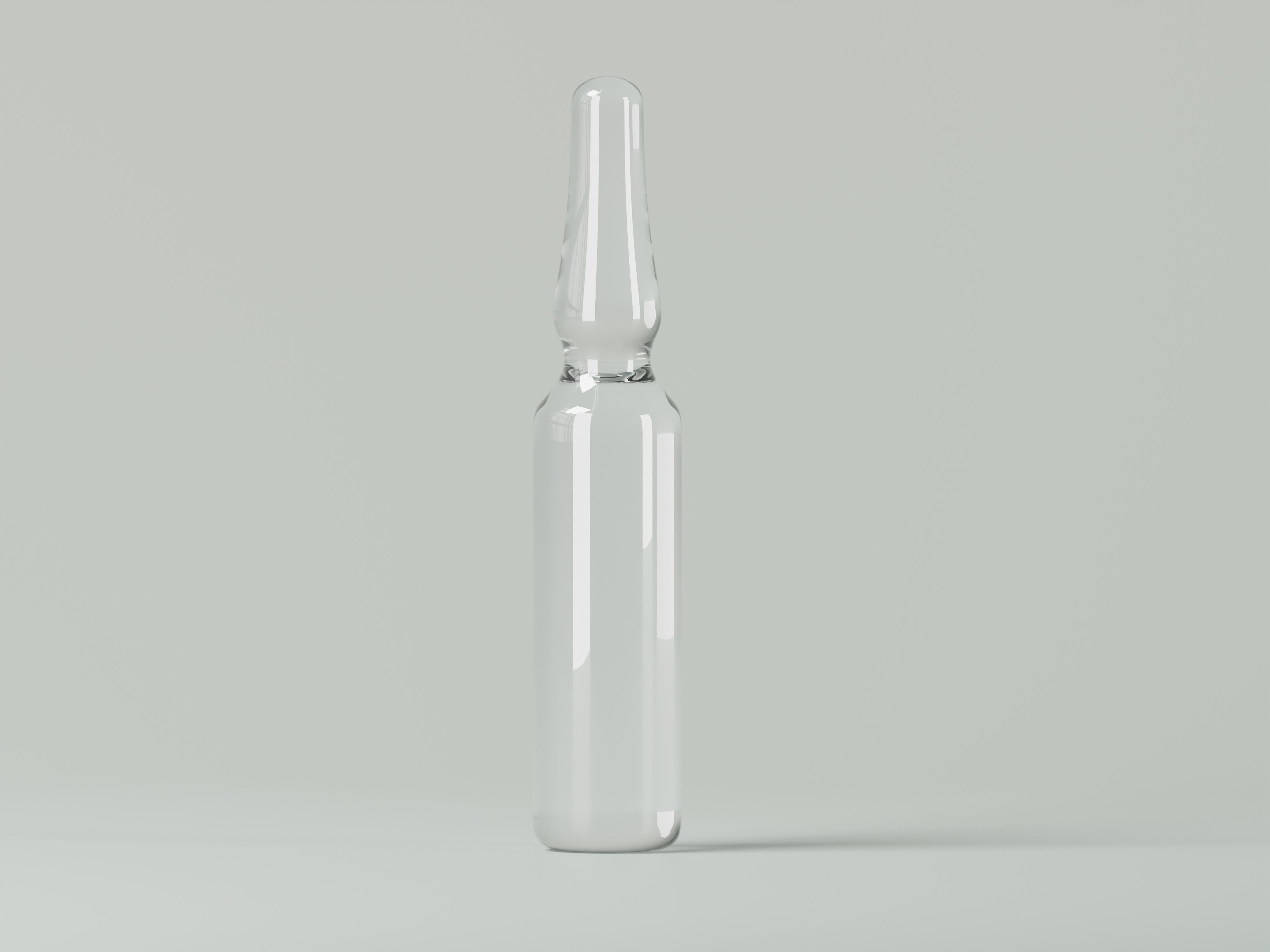 Medical Glass Ampoule 3D Model Low-poly 3D model_4