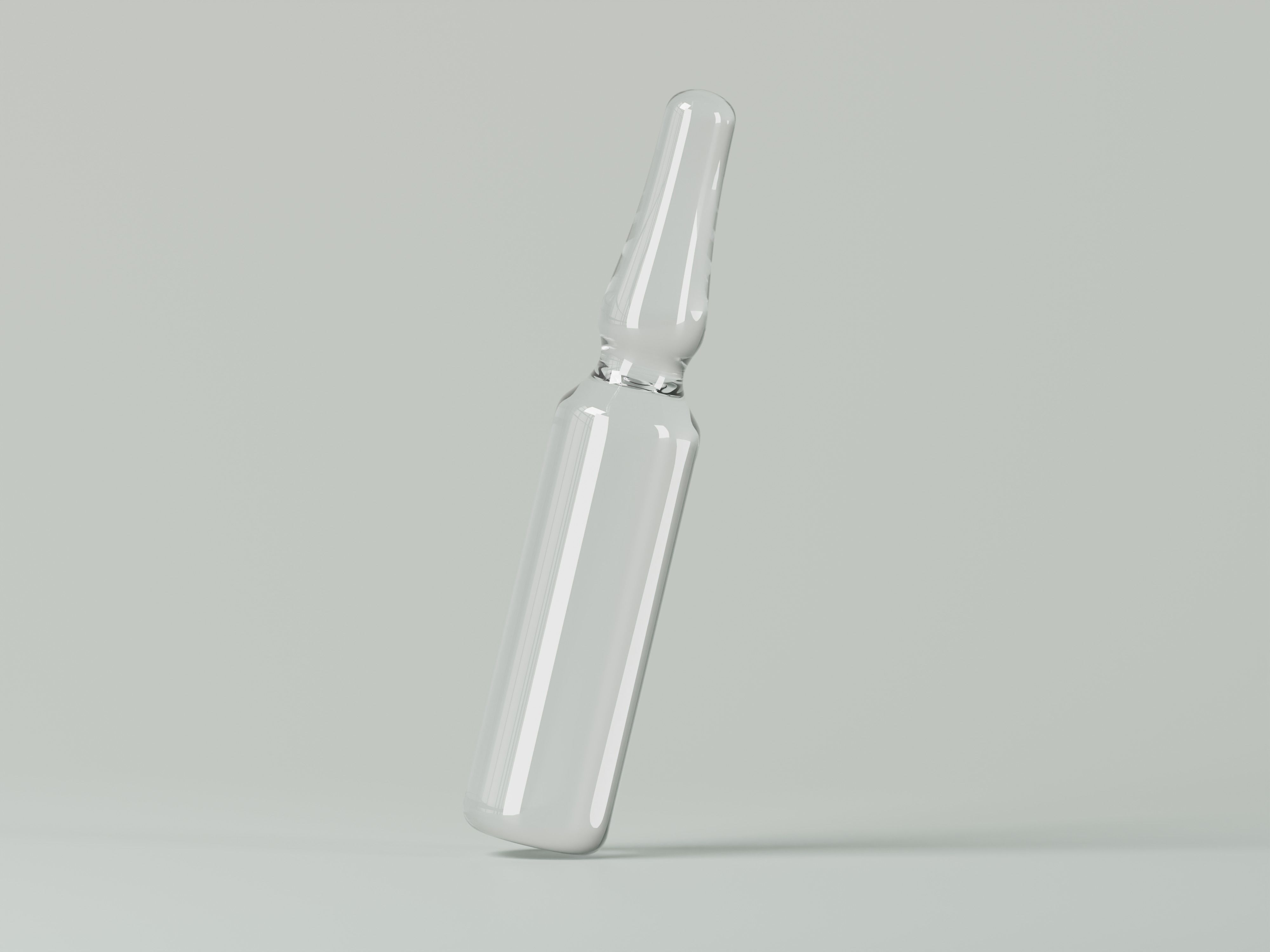 Medical Glass Ampoule 3D Model Low-poly 3D model_7