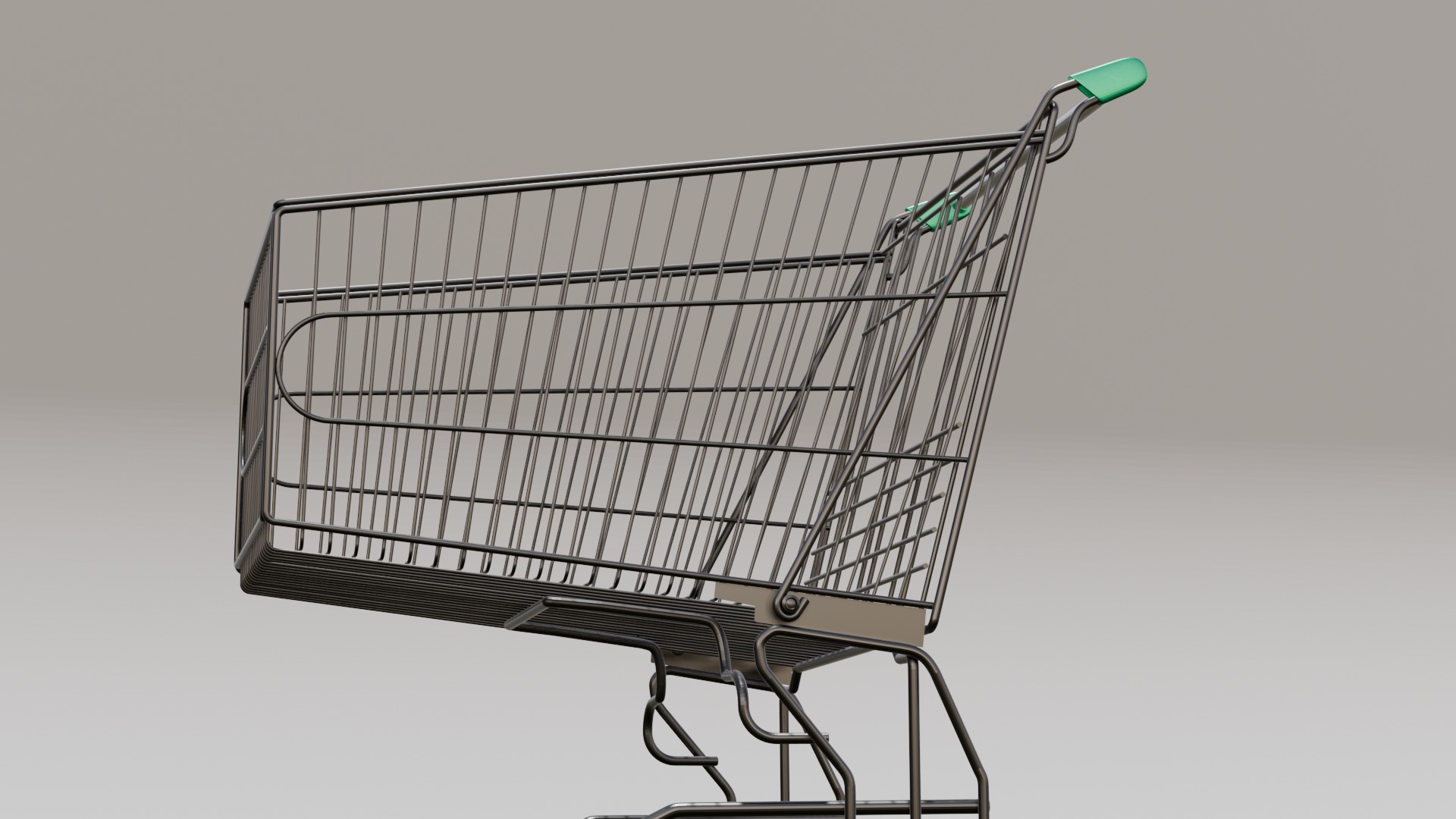 Steel Cart 3D Model  Low-poly 3D model_14
