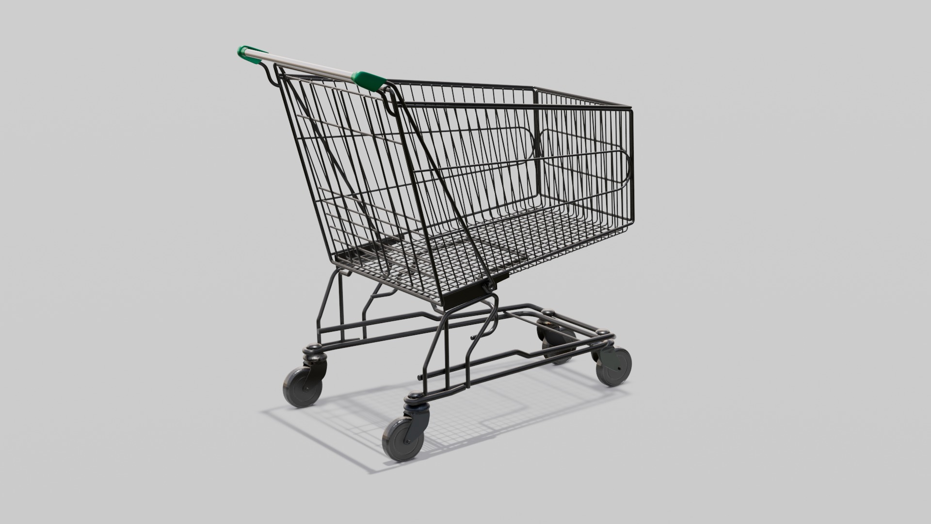 Steel Cart 3D Model  Low-poly 3D model_13