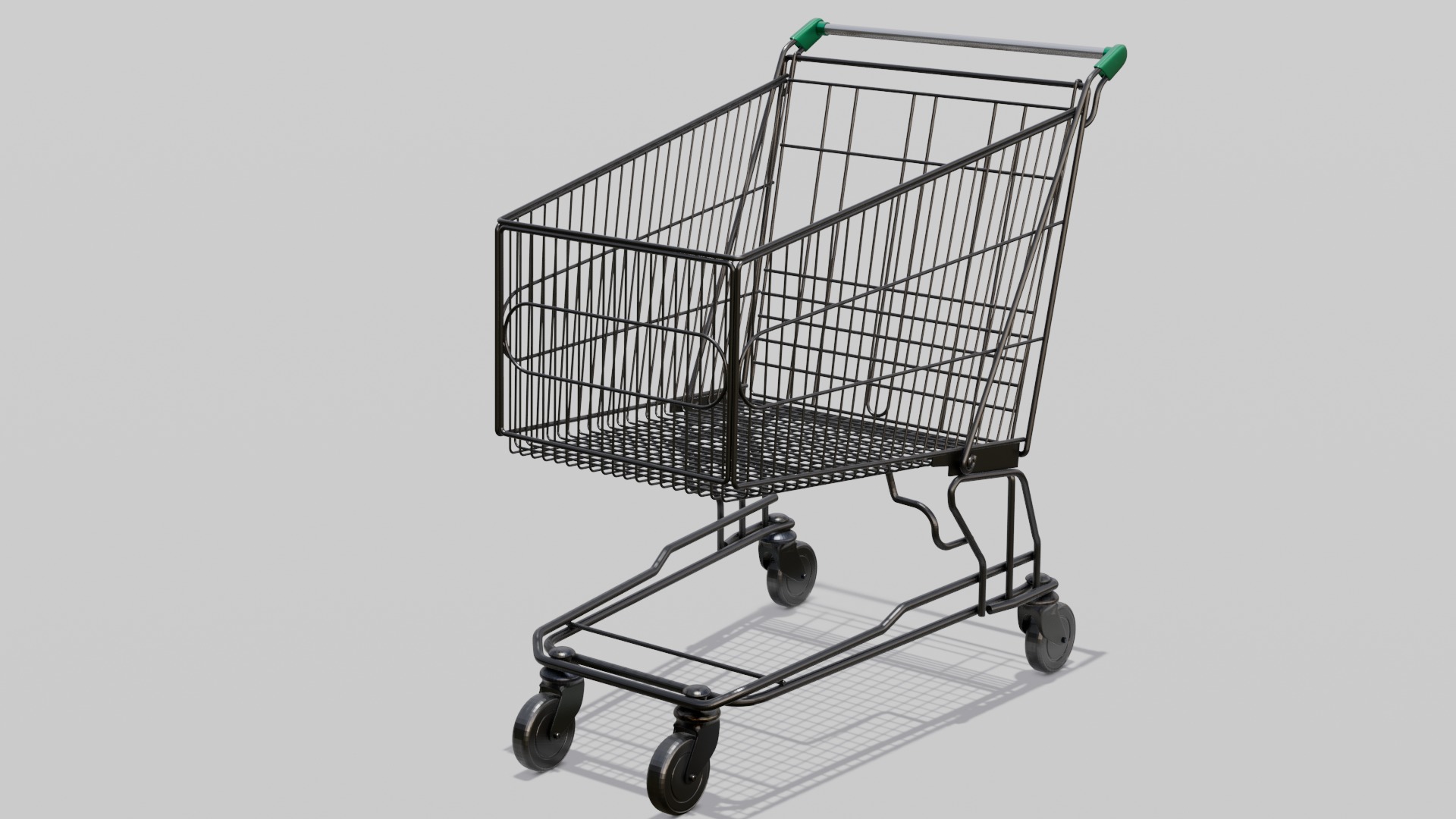 Steel Cart 3D Model  Low-poly 3D model_17