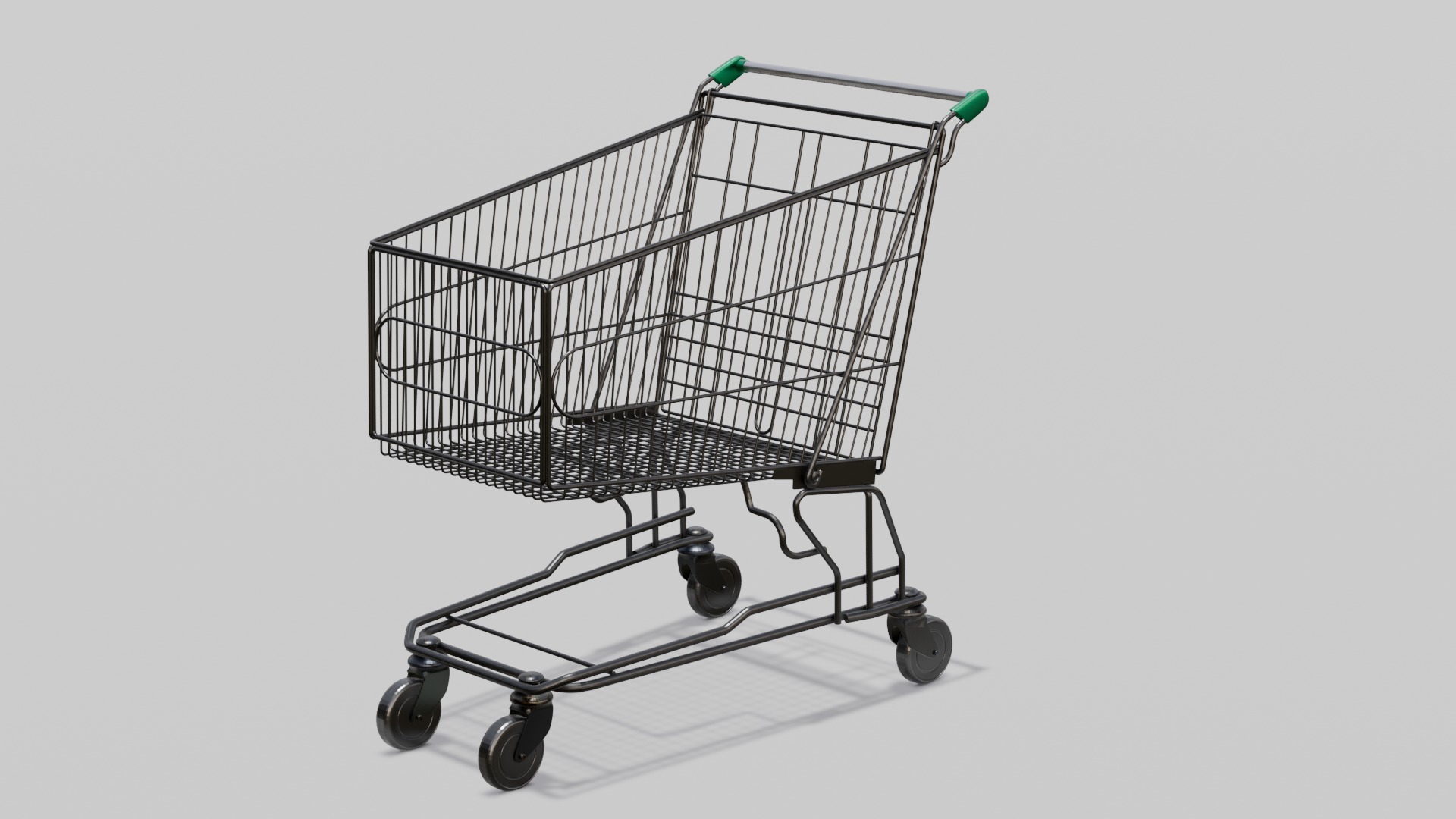 Steel Cart 3D Model  Low-poly 3D model_5
