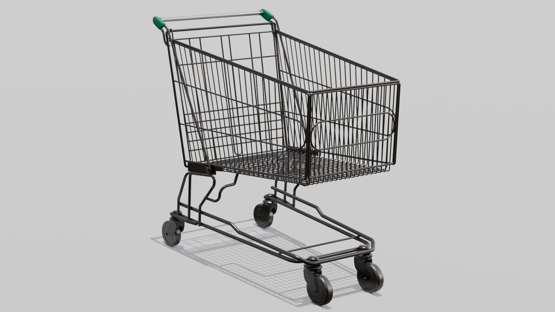 Steel Cart 3D Model  Low-poly 3D model_12