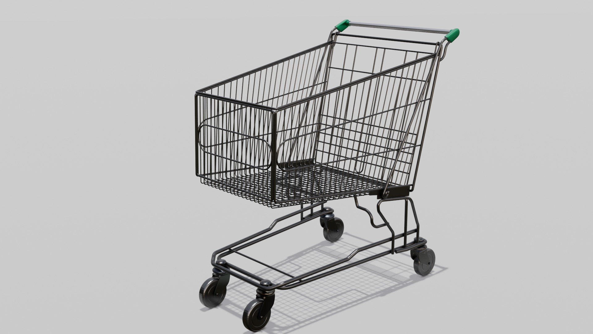 Steel Cart 3D Model  Low-poly 3D model_11