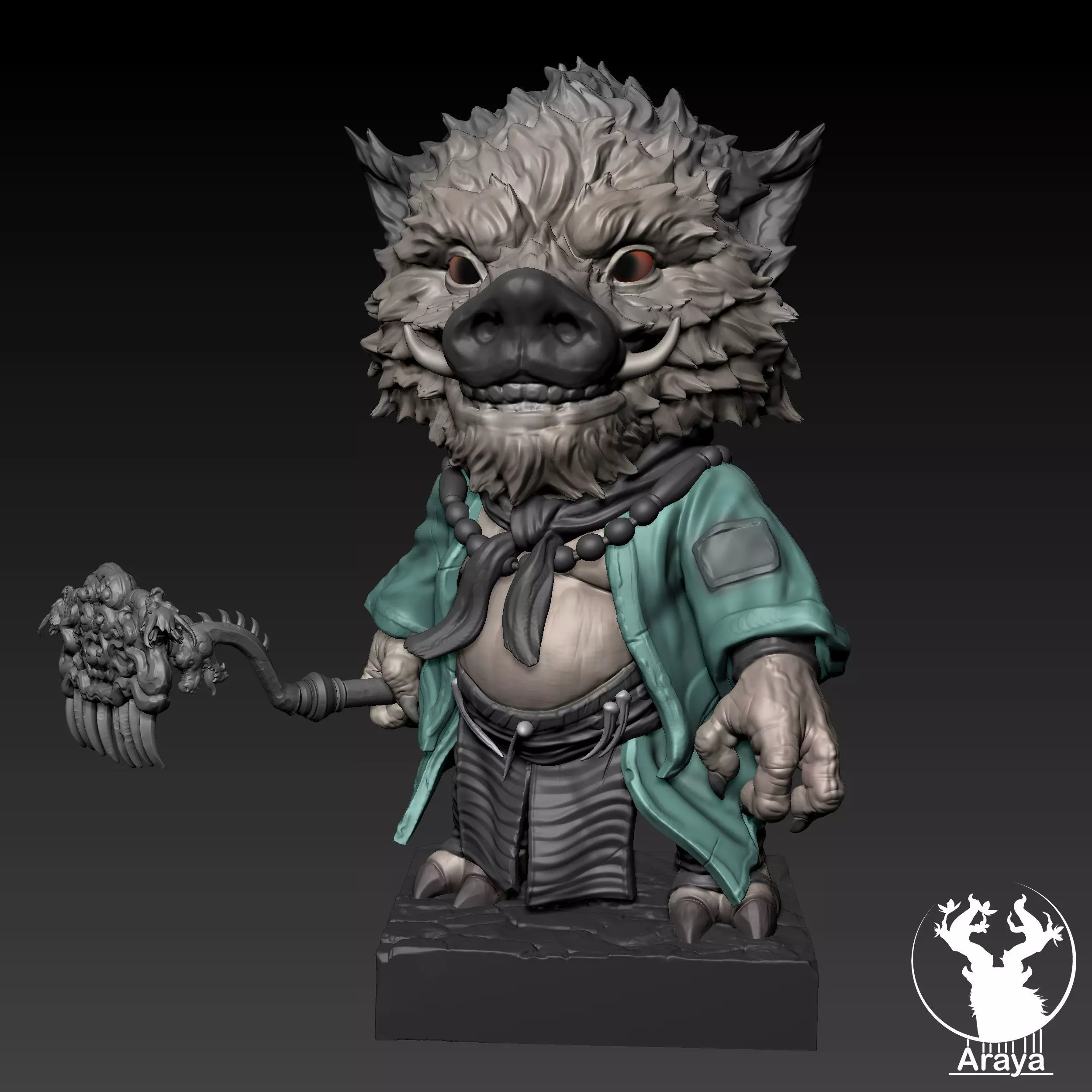 Zhu Bajie 3D print model