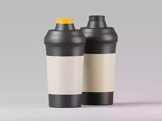 Spider Gym Shaker Bottle 3D Model
