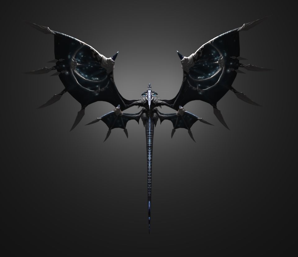 blue dragon  3D model_3