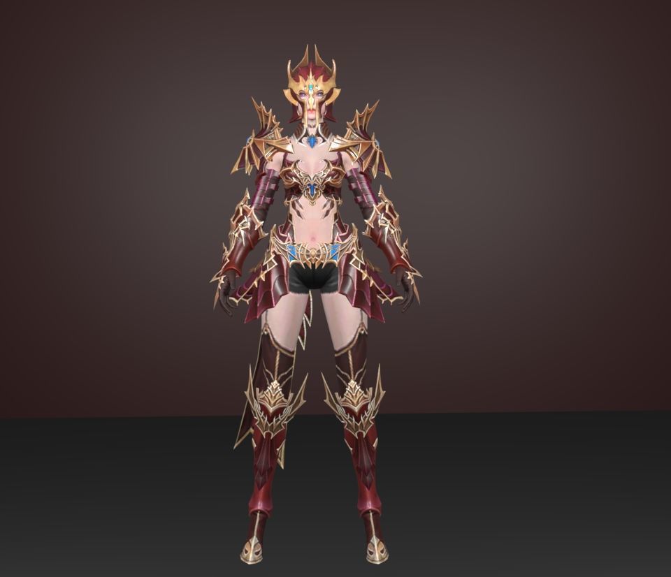 elf ellyraid  3D model_1