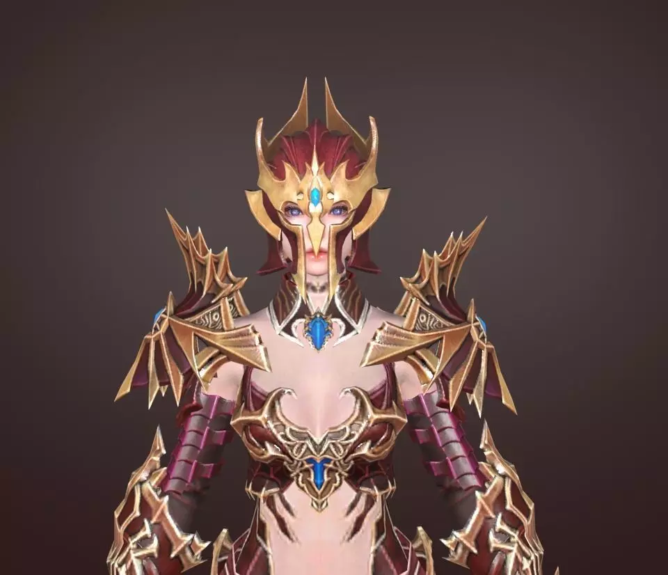 elf ellyraid  3D model_0