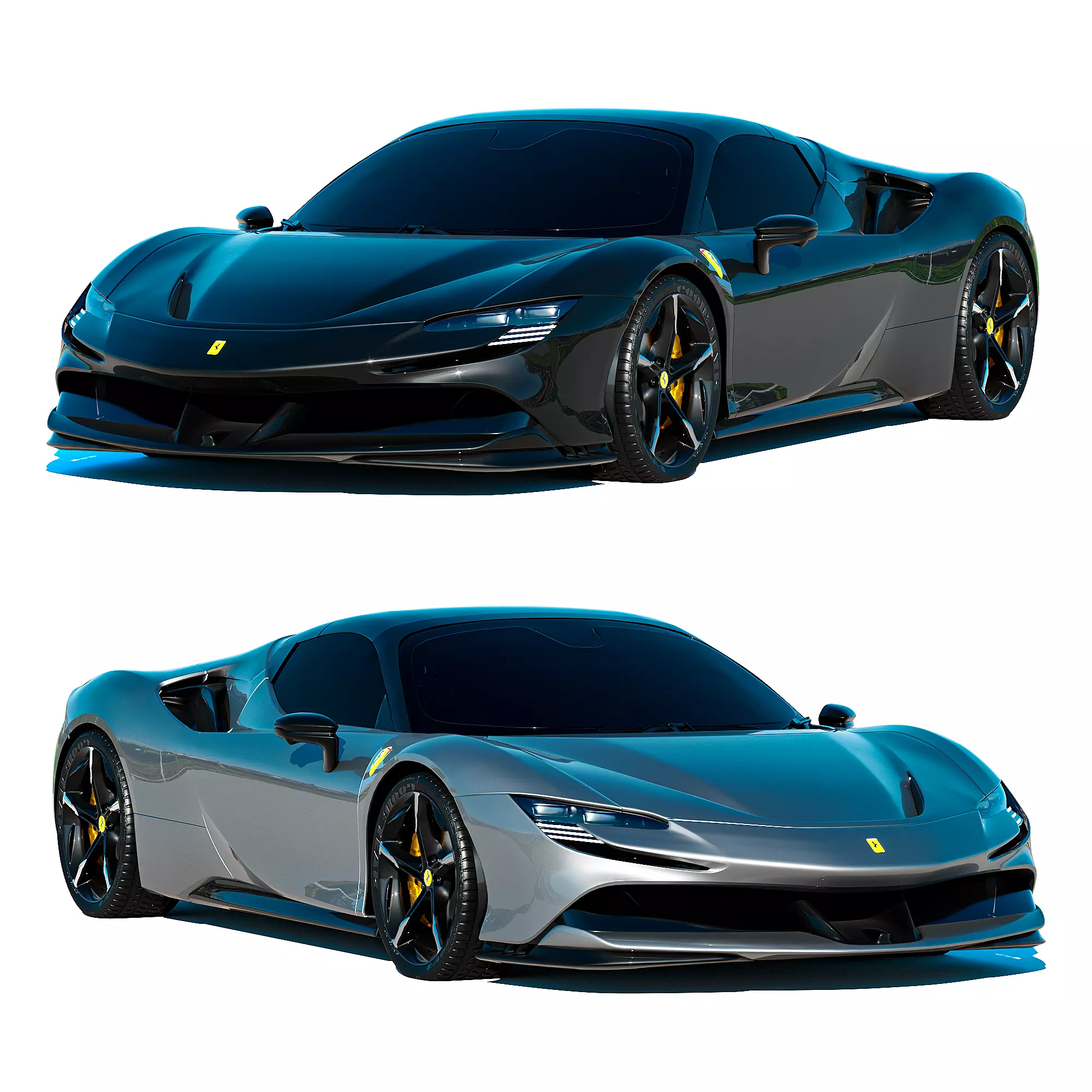 Ferrari SF90 Spider 3D model_0