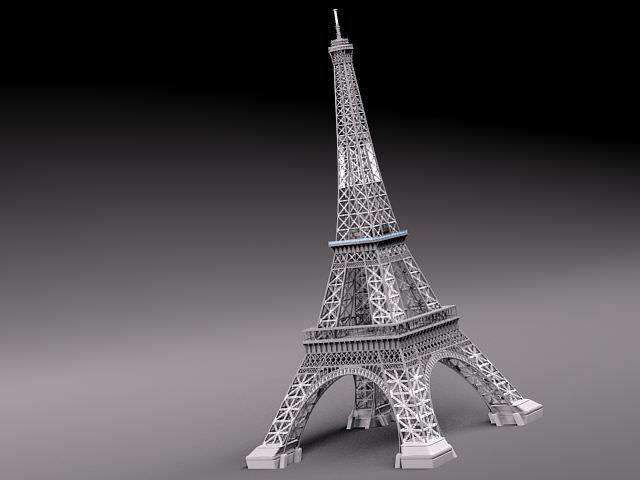 Eiffel Tower 3D model