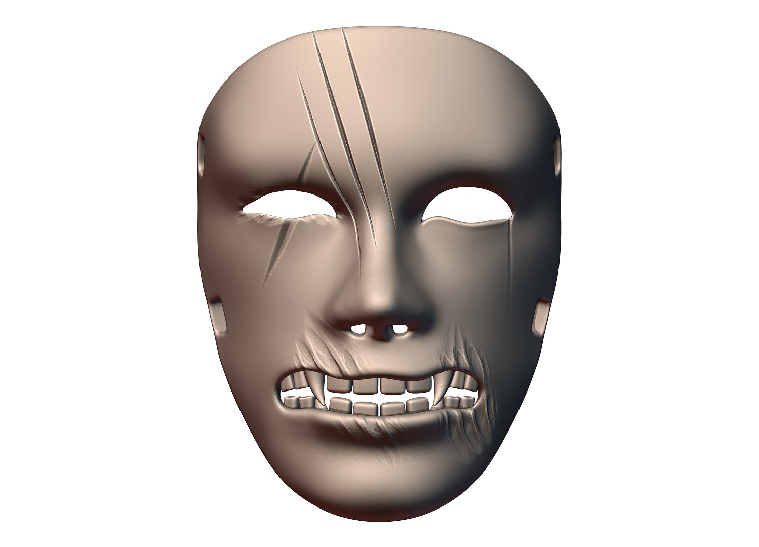 Horror Mask 3D print model_1