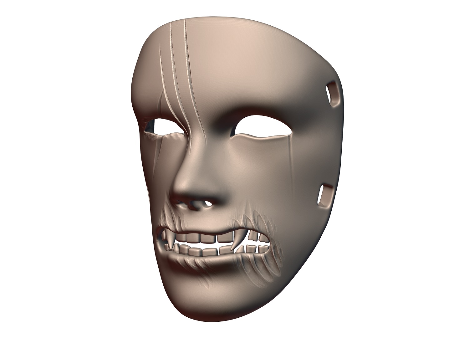 Horror Mask 3D print model_2