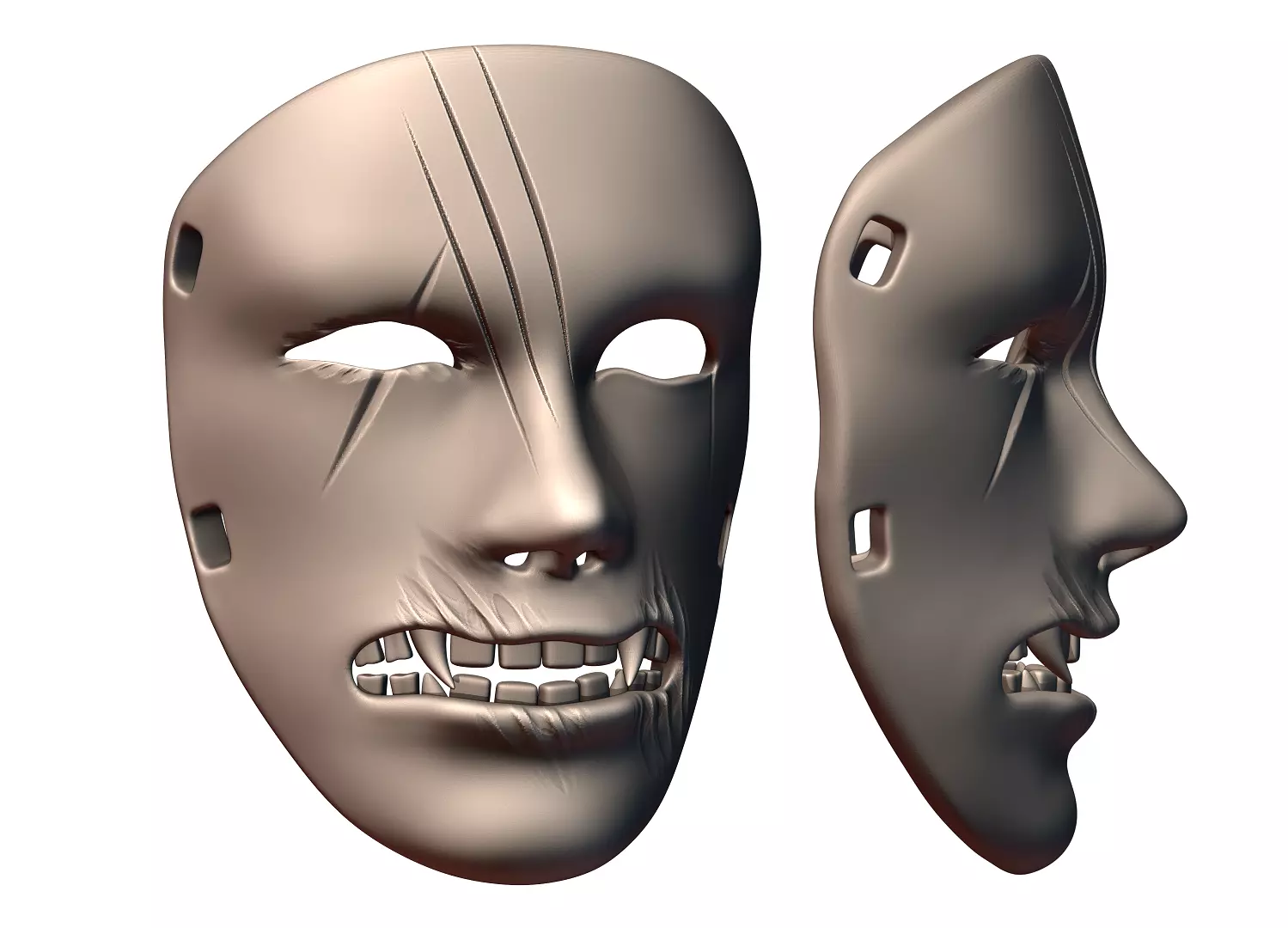 Horror Mask 3D print model_0