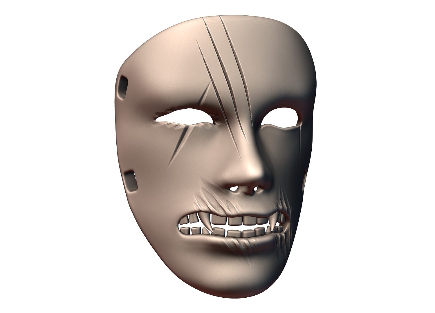 Horror Mask 3D print model_8