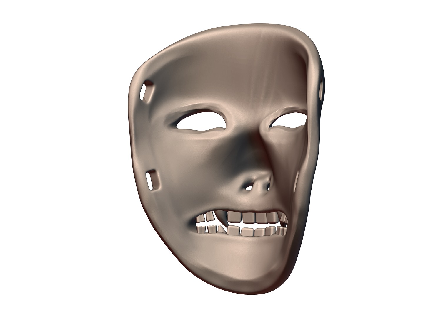 Horror Mask 3D print model_3