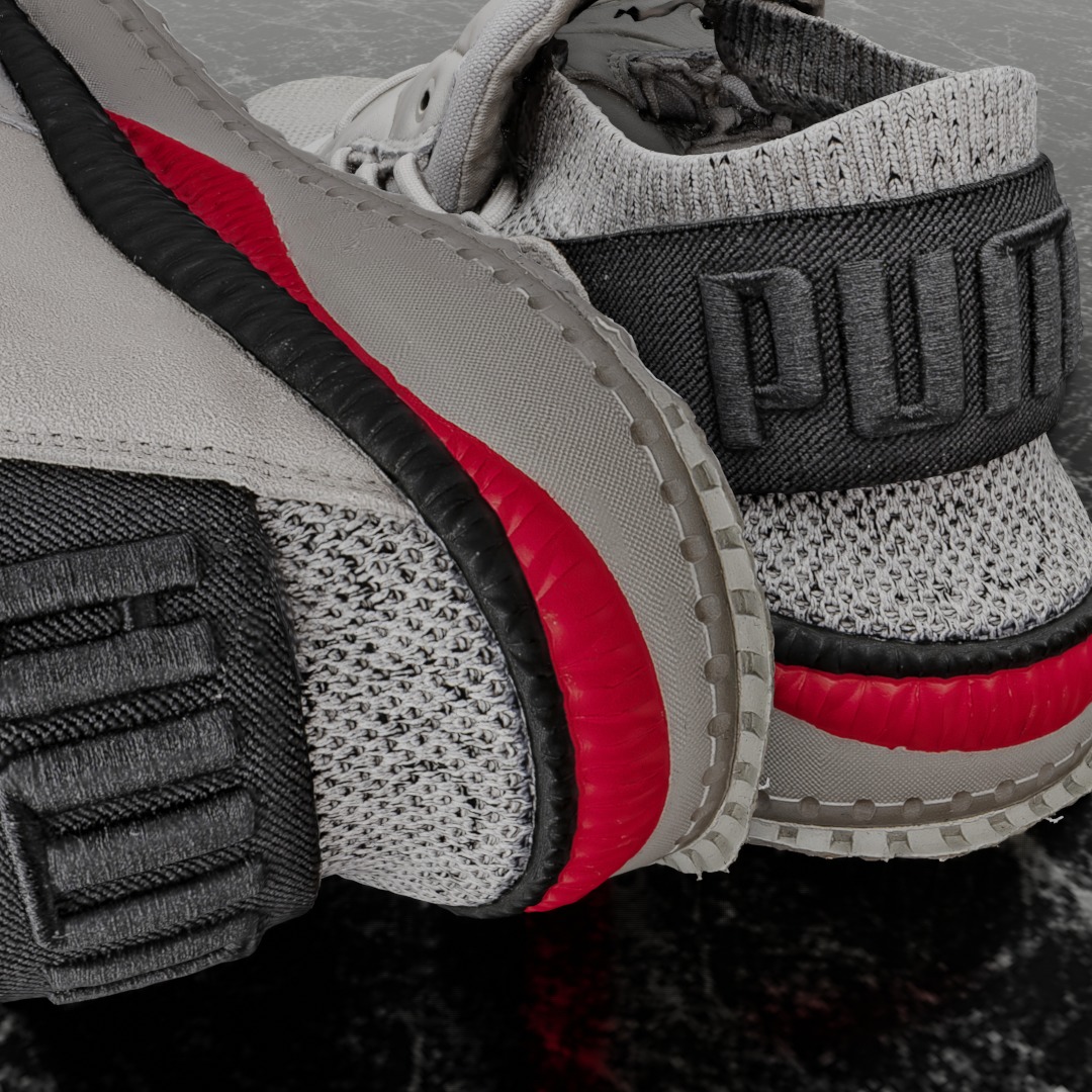 PUMA TSUNGI SHINSEI 3D SHOES 3D model_2