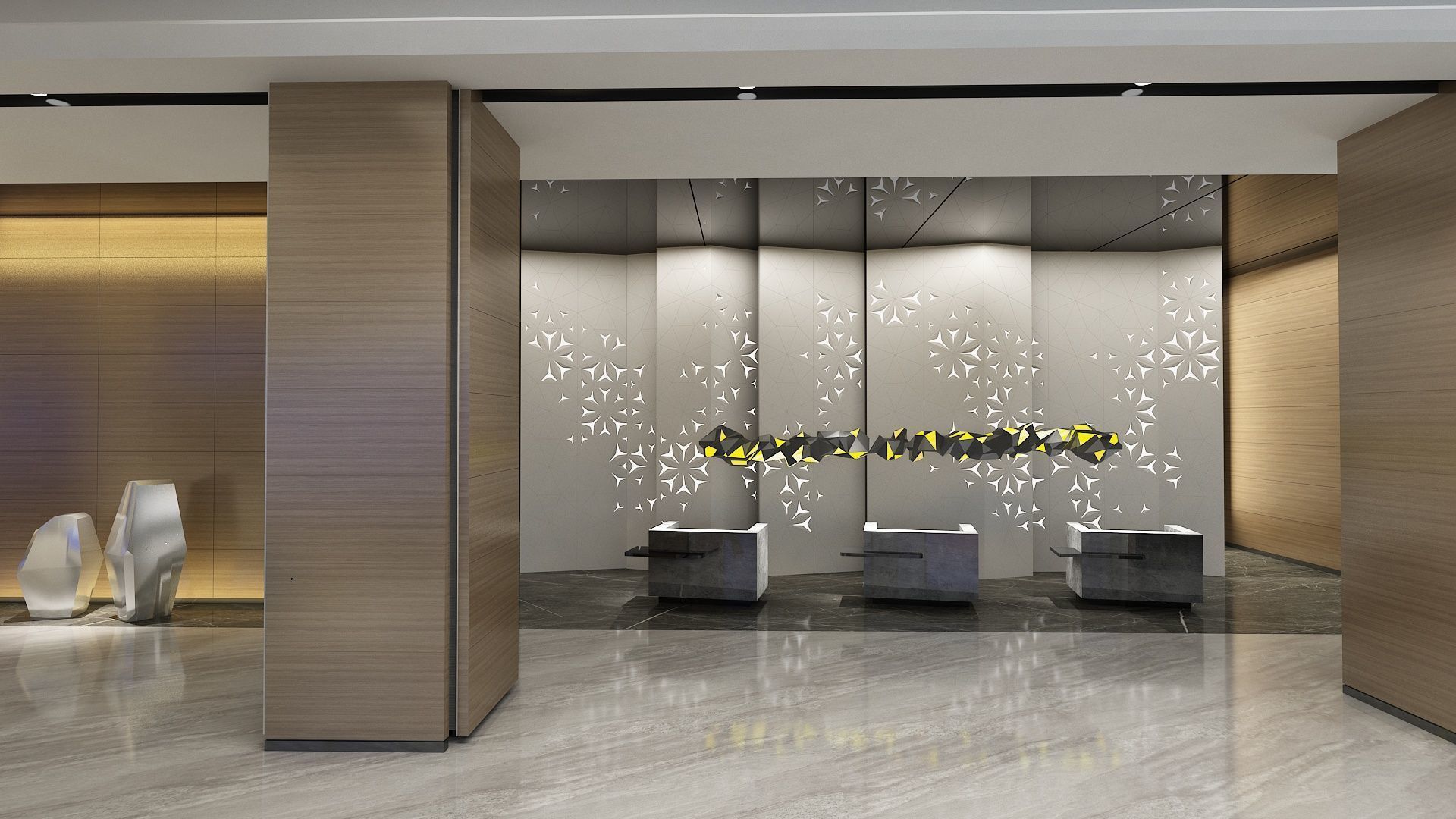 The Hotel Lobby 3 3D model_4