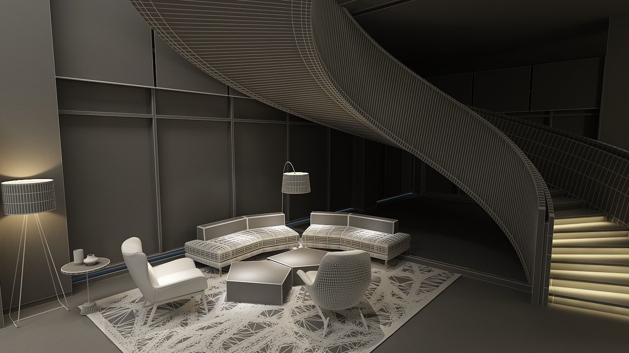 The Hotel Lobby 3 3D model_23