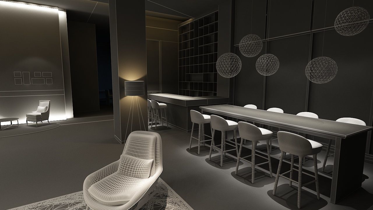 The Hotel Lobby 3 3D model_21