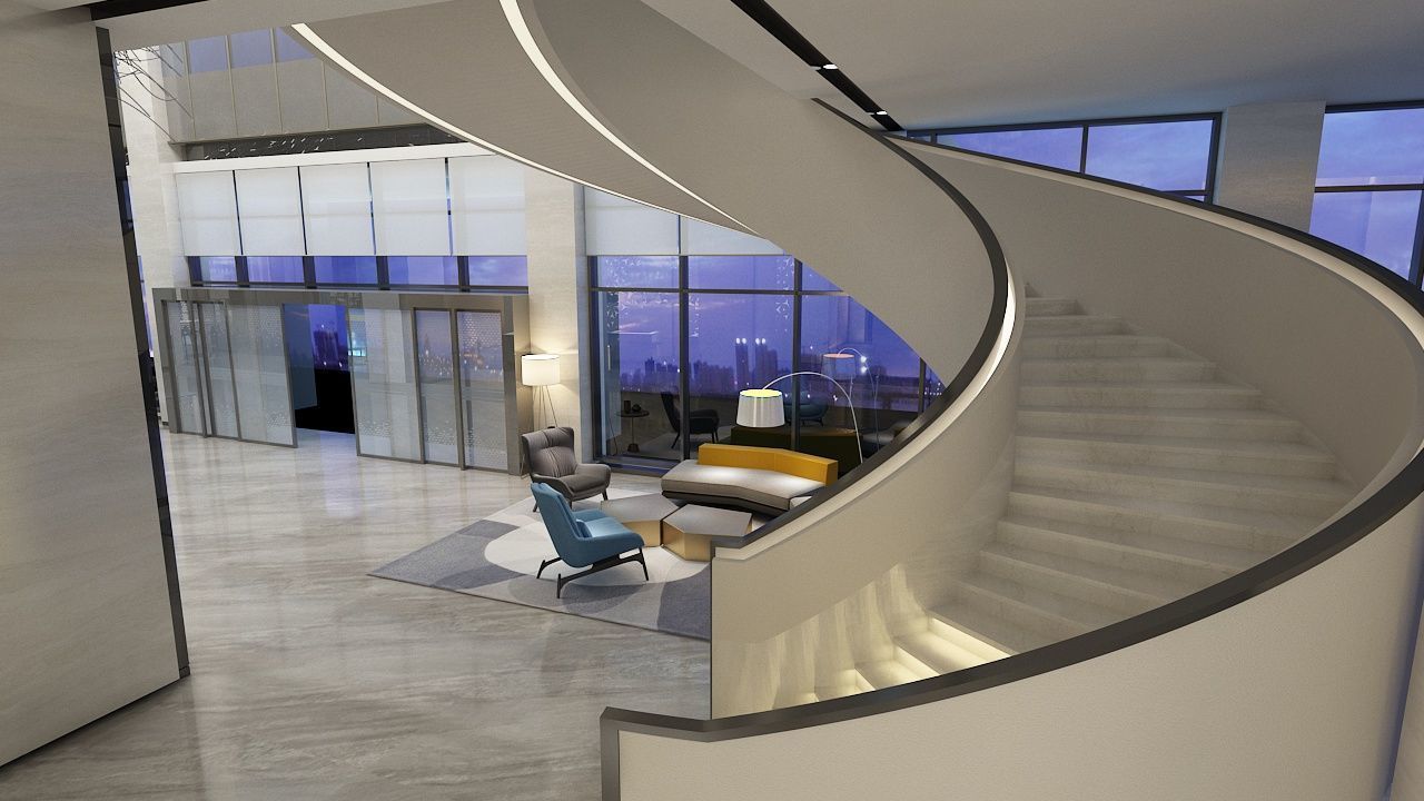 The Hotel Lobby 3 3D model_13