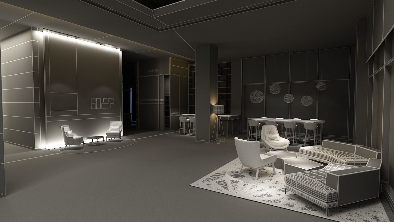 The Hotel Lobby 3 3D model_20