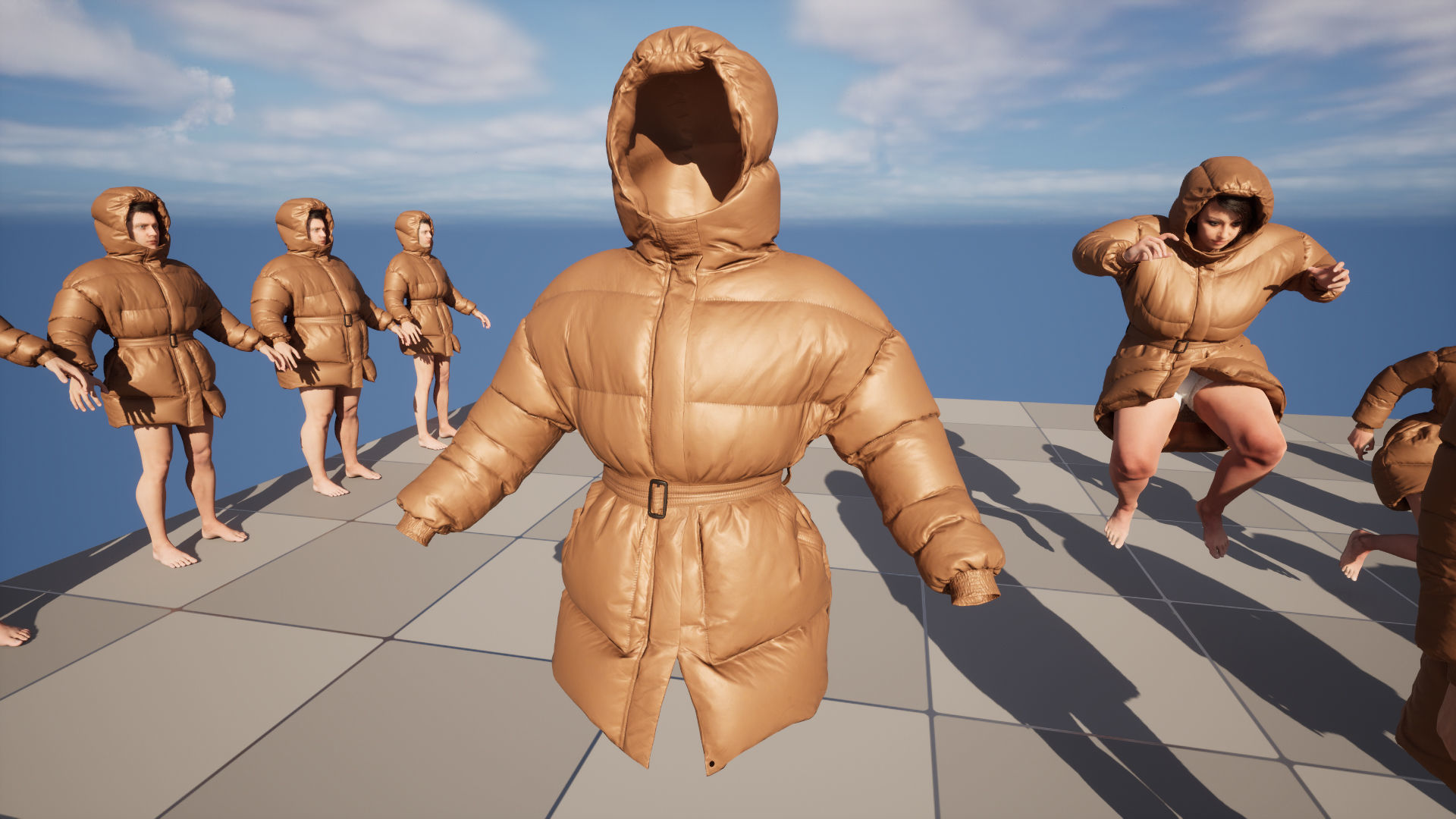 Puffer 76 - All MH Bodies and UE5 Skeletons - Rigged Low-poly 3D model_20