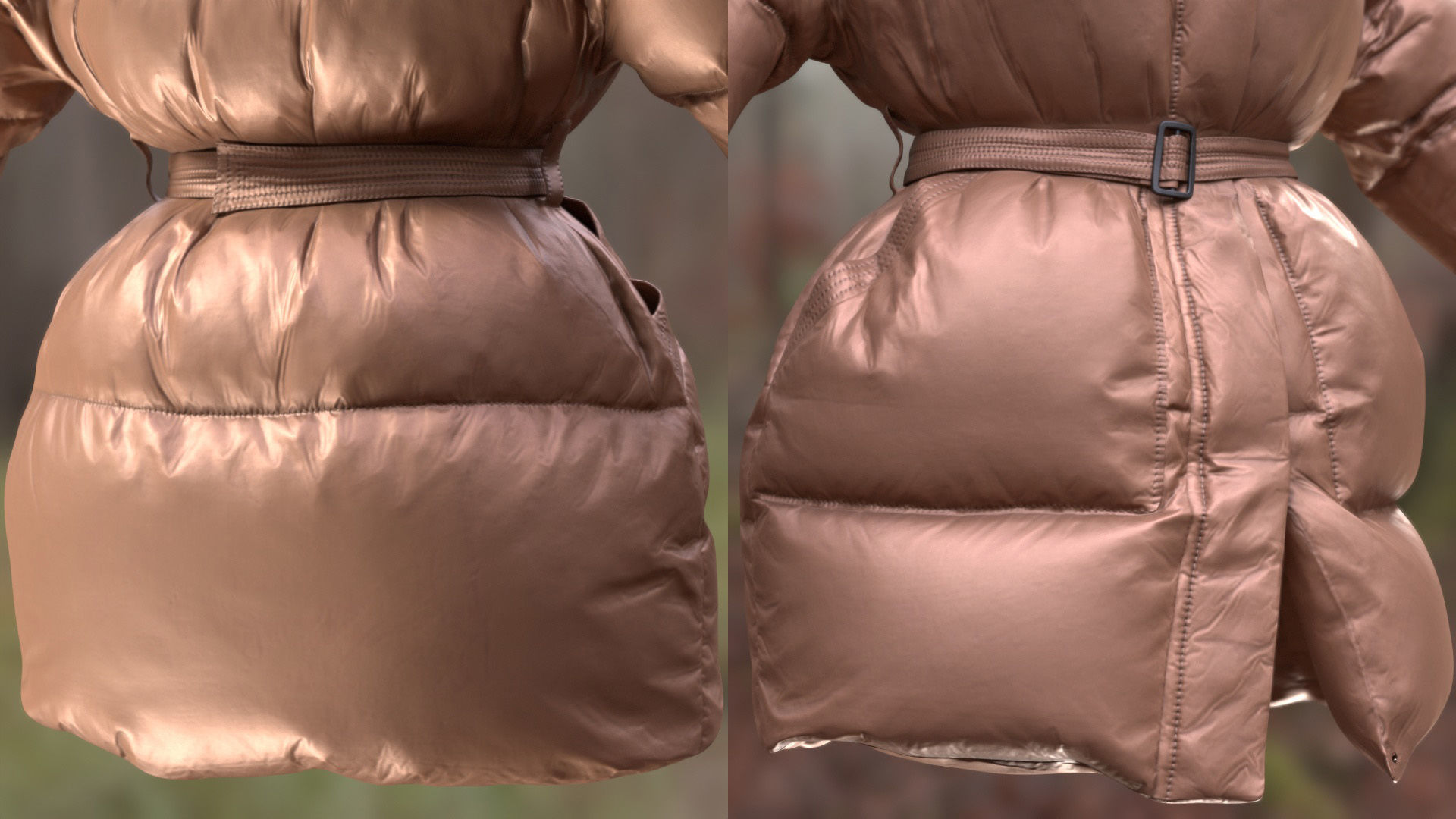 Puffer 76 - All MH Bodies and UE5 Skeletons - Rigged Low-poly 3D model_10