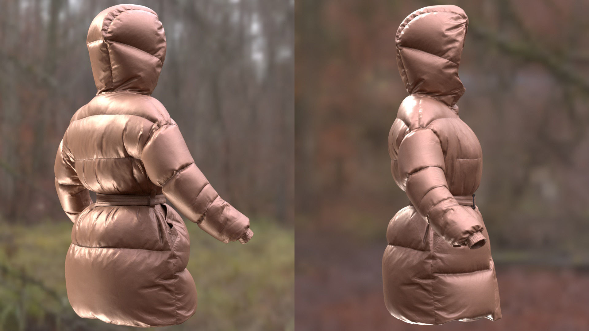 Puffer 76 - All MH Bodies and UE5 Skeletons - Rigged Low-poly 3D model_15