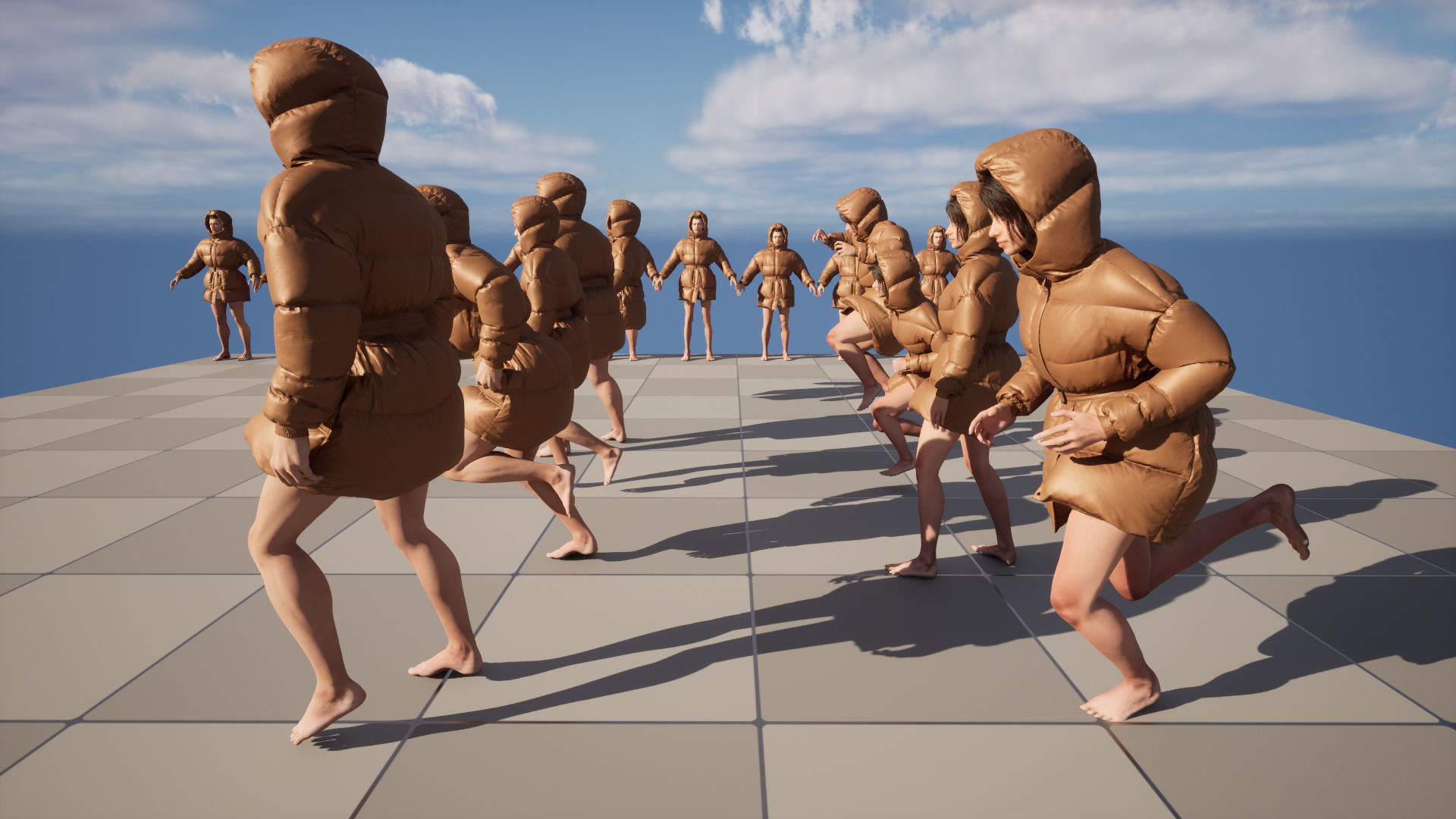 Puffer 76 - All MH Bodies and UE5 Skeletons - Rigged Low-poly 3D model_19