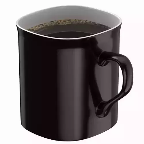 Coffee Mug Black With Coffee