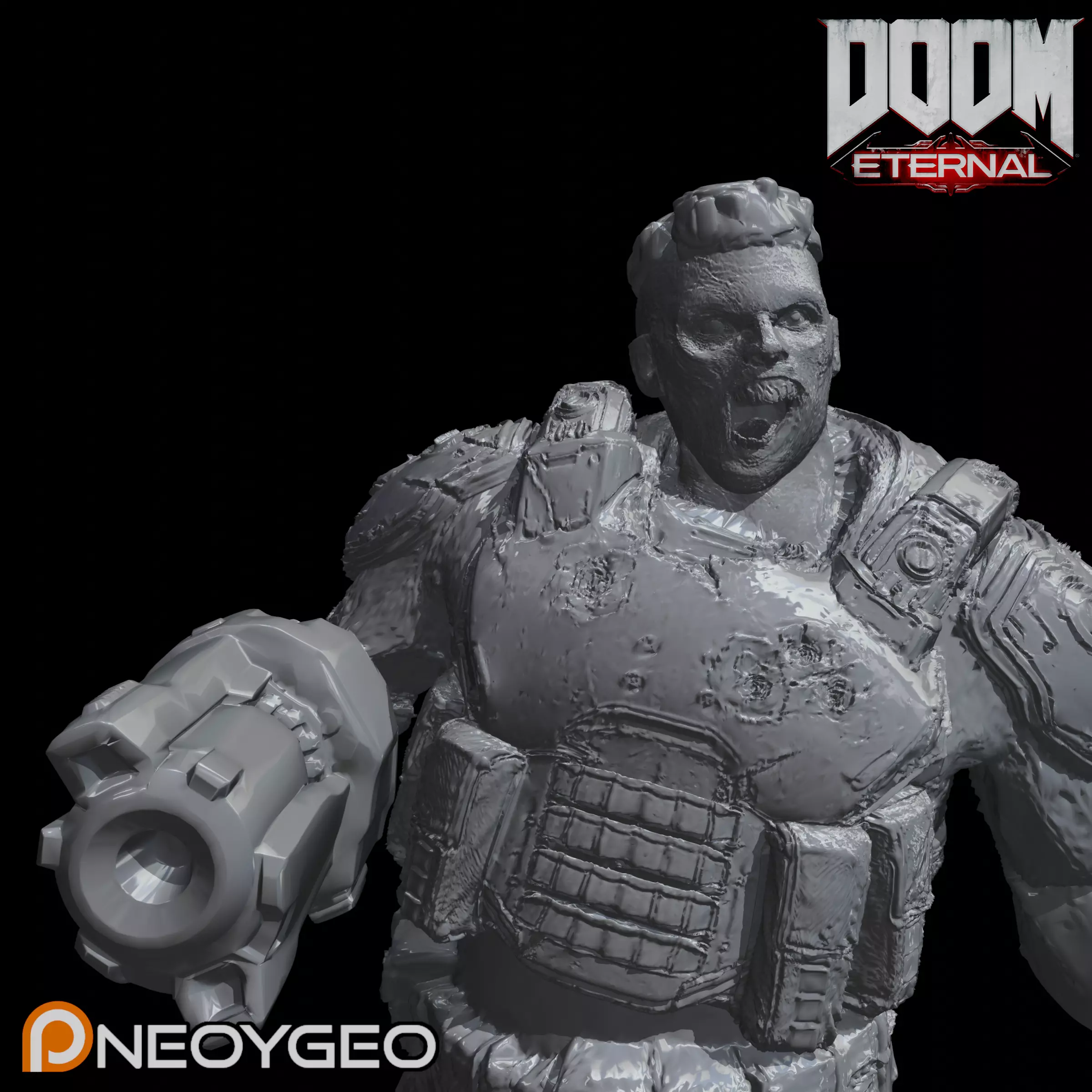 ZOMBIE SOLDIER - DOOM ETERNAL 3D print model_0