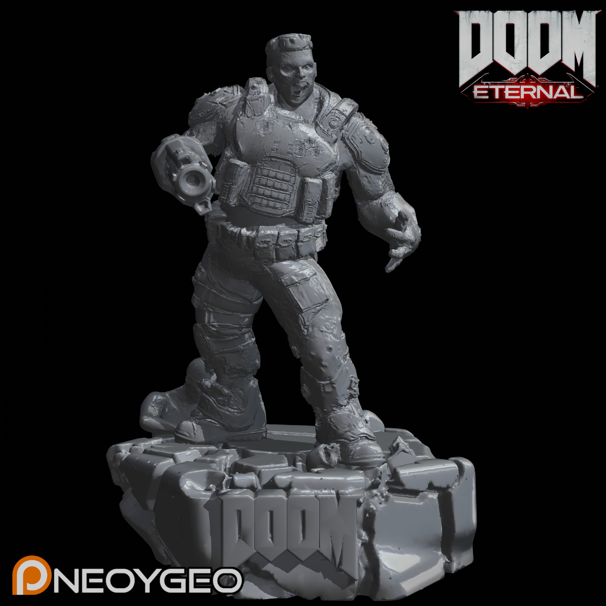 ZOMBIE SOLDIER - DOOM ETERNAL 3D print model_2