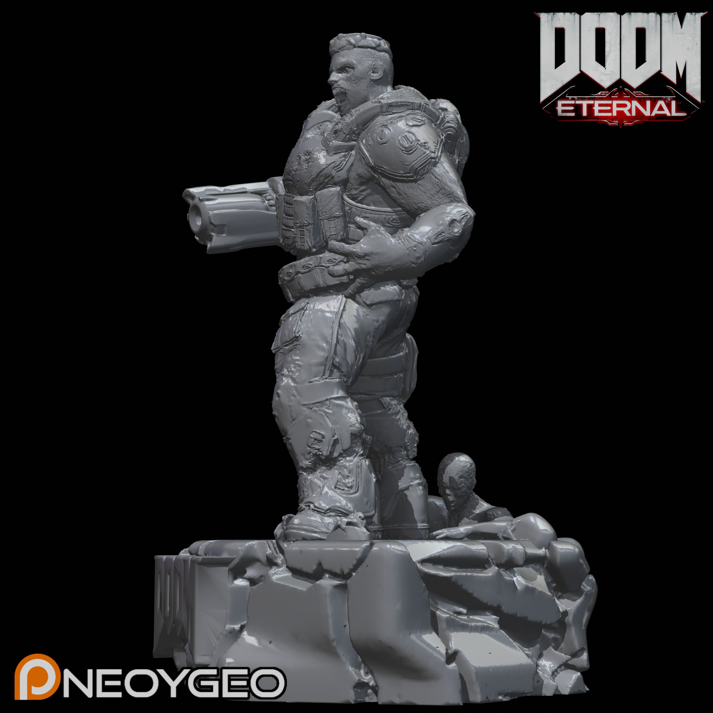 ZOMBIE SOLDIER - DOOM ETERNAL 3D print model_3