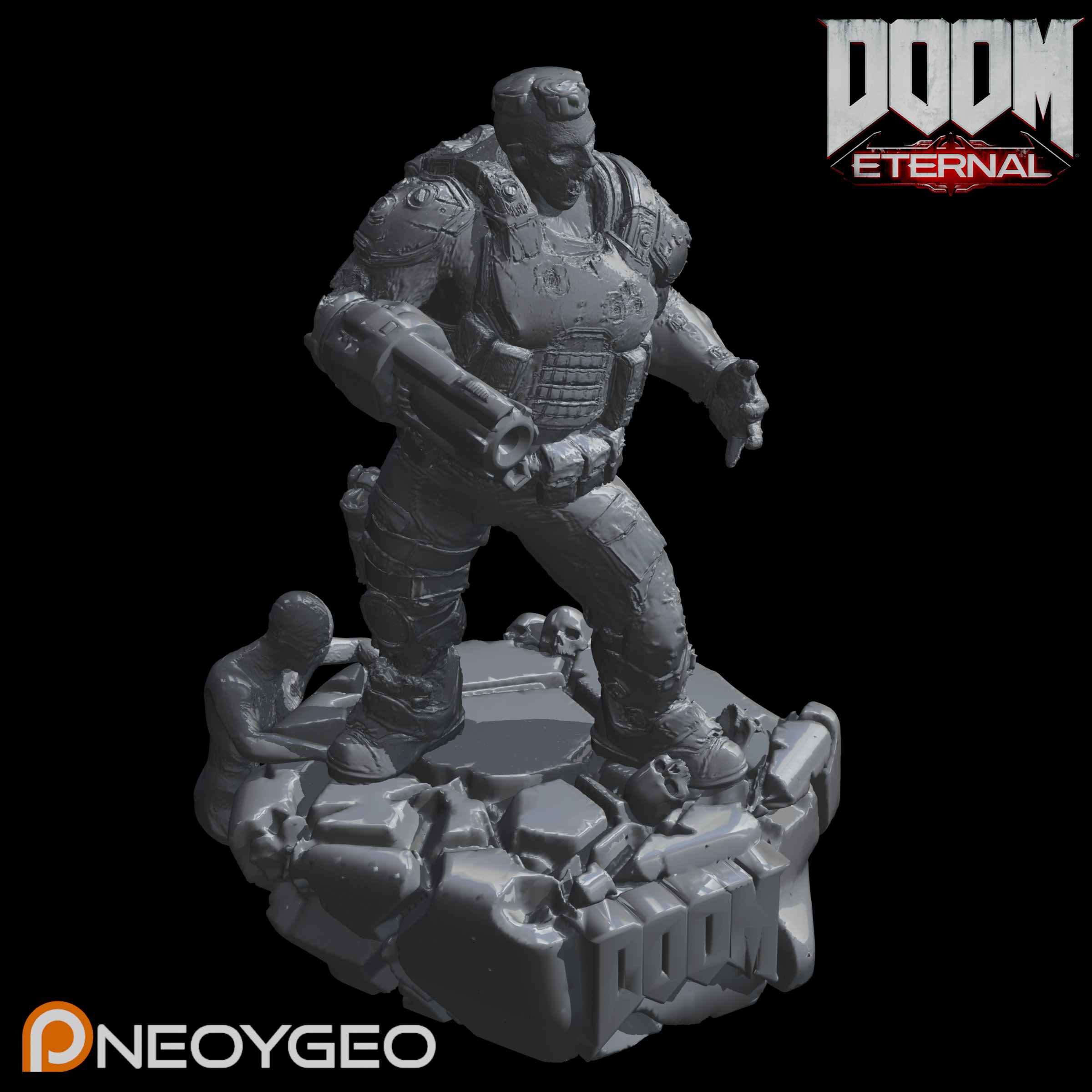 ZOMBIE SOLDIER - DOOM ETERNAL 3D print model_1
