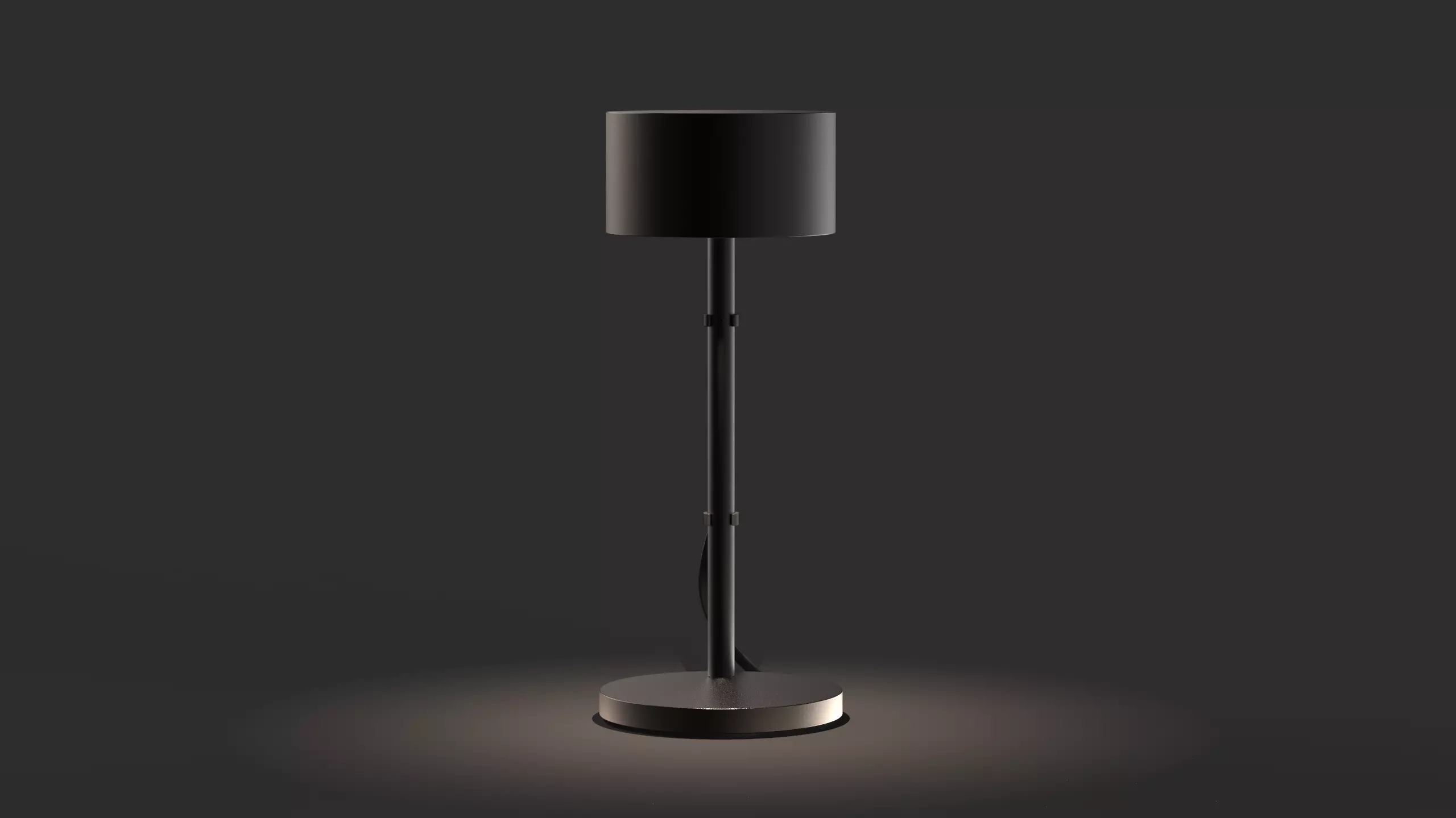 LOVMANAD - Ikea Black Metal Lamp 3D model