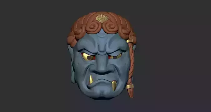 Fudo Myo Mask 3D print model