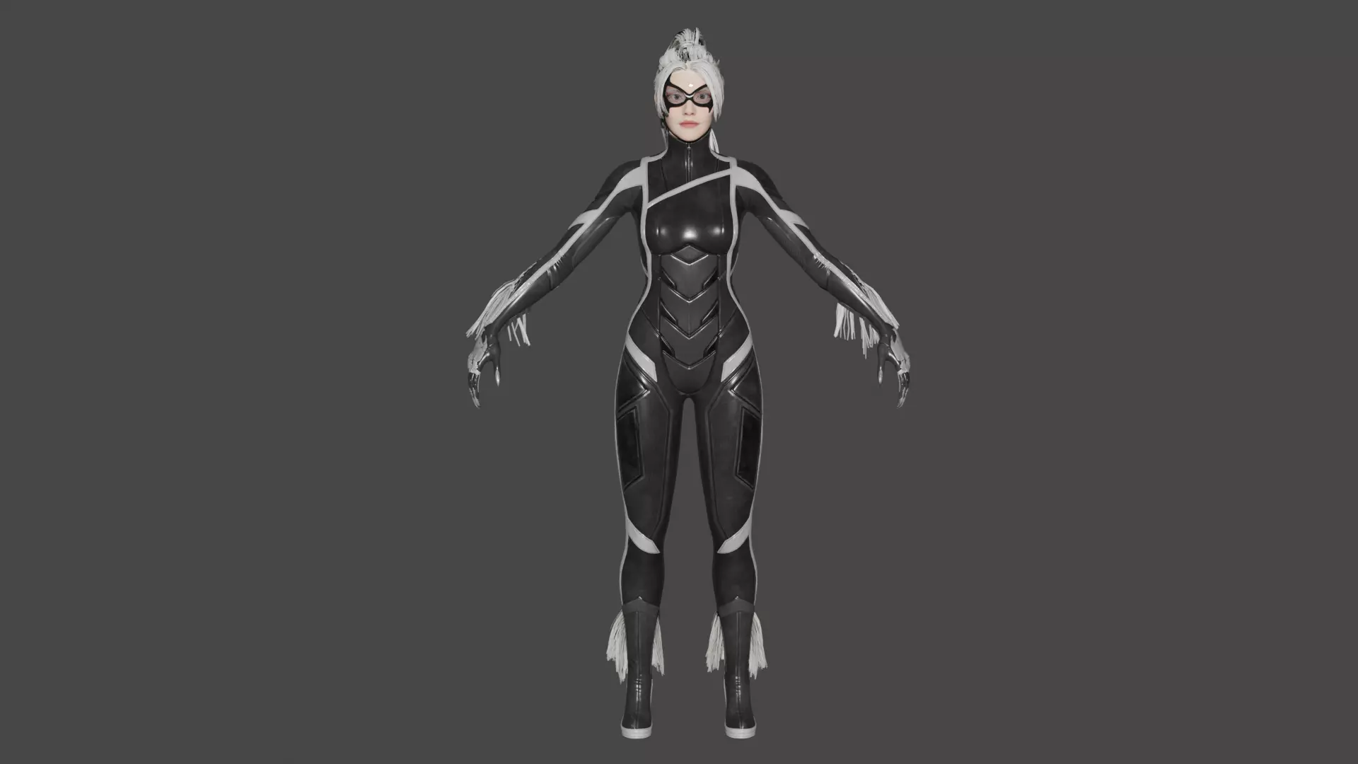 Black Cat 3D model_0