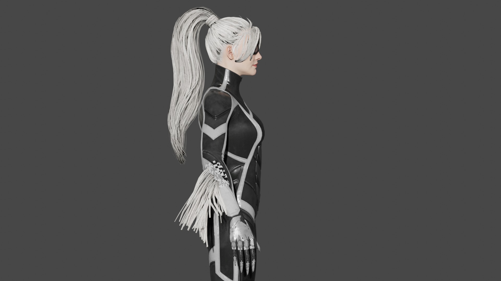 Black Cat 3D model_3