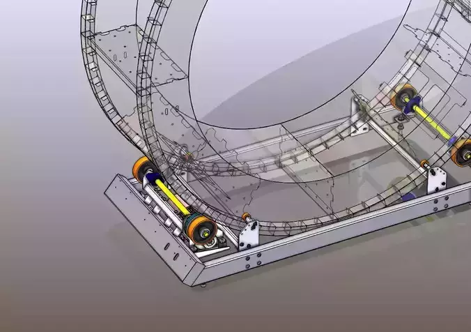 Horizontal wrapping machine for big palets