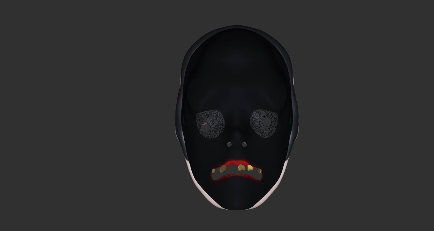 The Ghost of Oiwa mask 3D print model_5