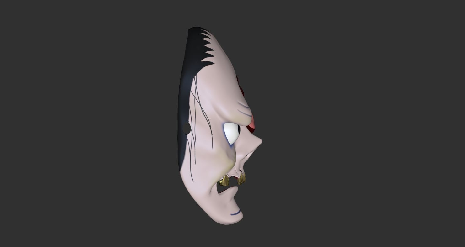 The Ghost of Oiwa mask 3D print model_6