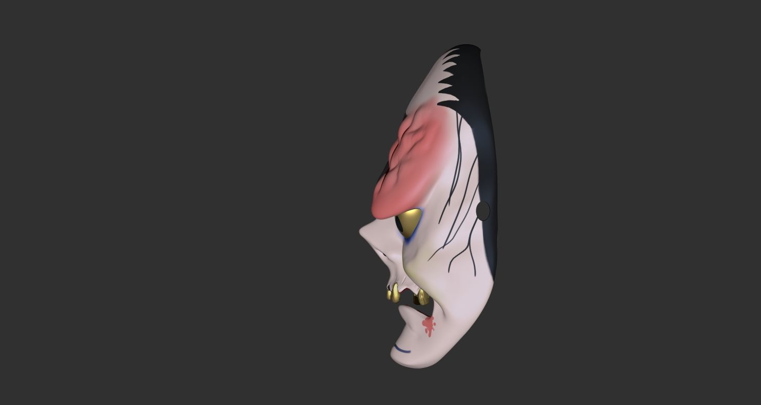 The Ghost of Oiwa mask 3D print model_4