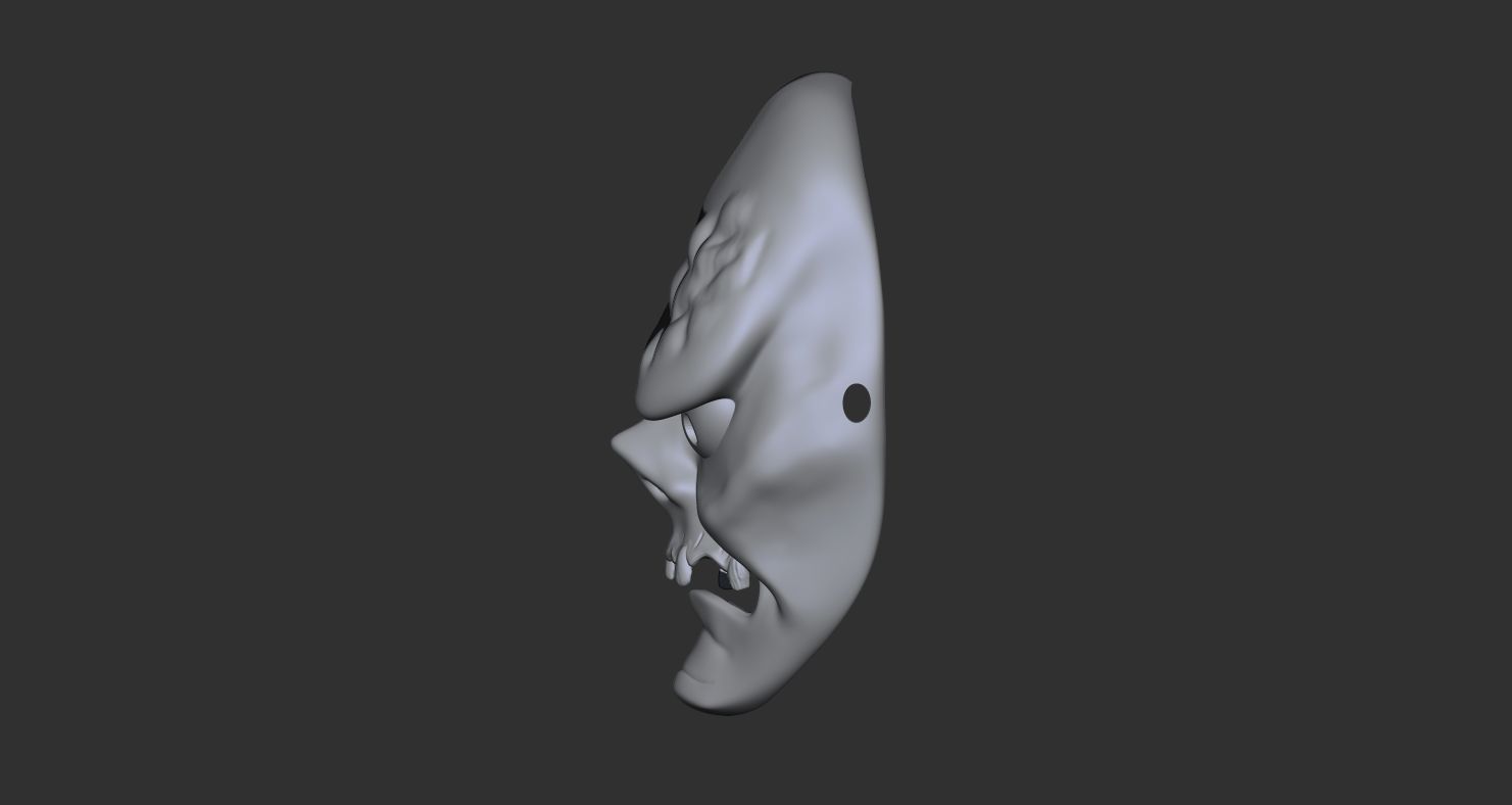 The Ghost of Oiwa mask 3D print model_7