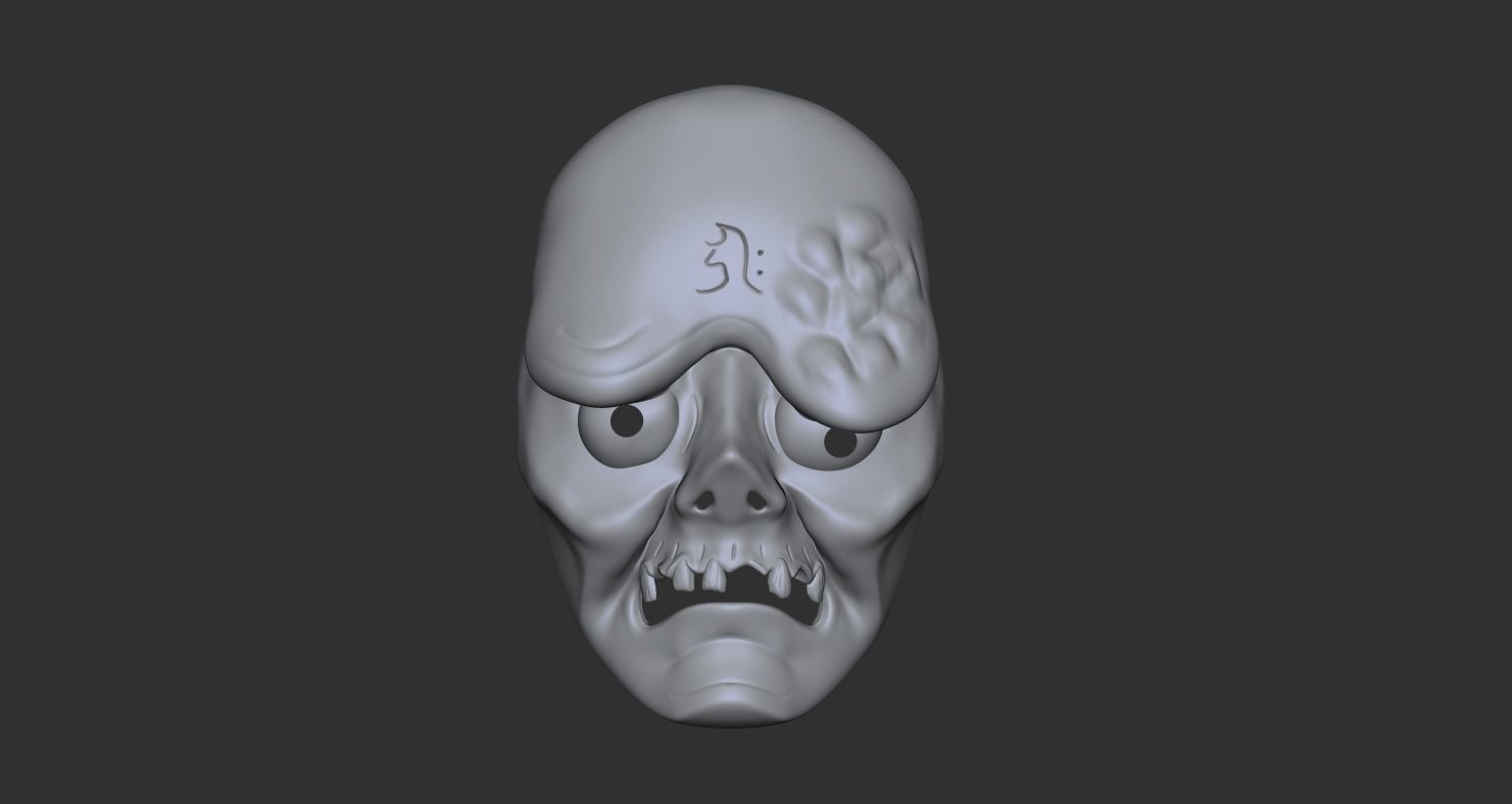 The Ghost of Oiwa mask 3D print model_1