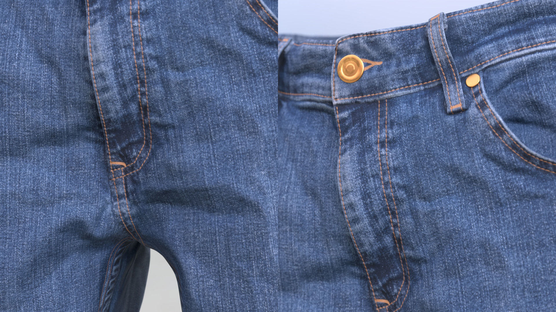 Jeans 73 - All MH Bodies and UE5 Skeletons - Rigged Low-poly 3D model_13