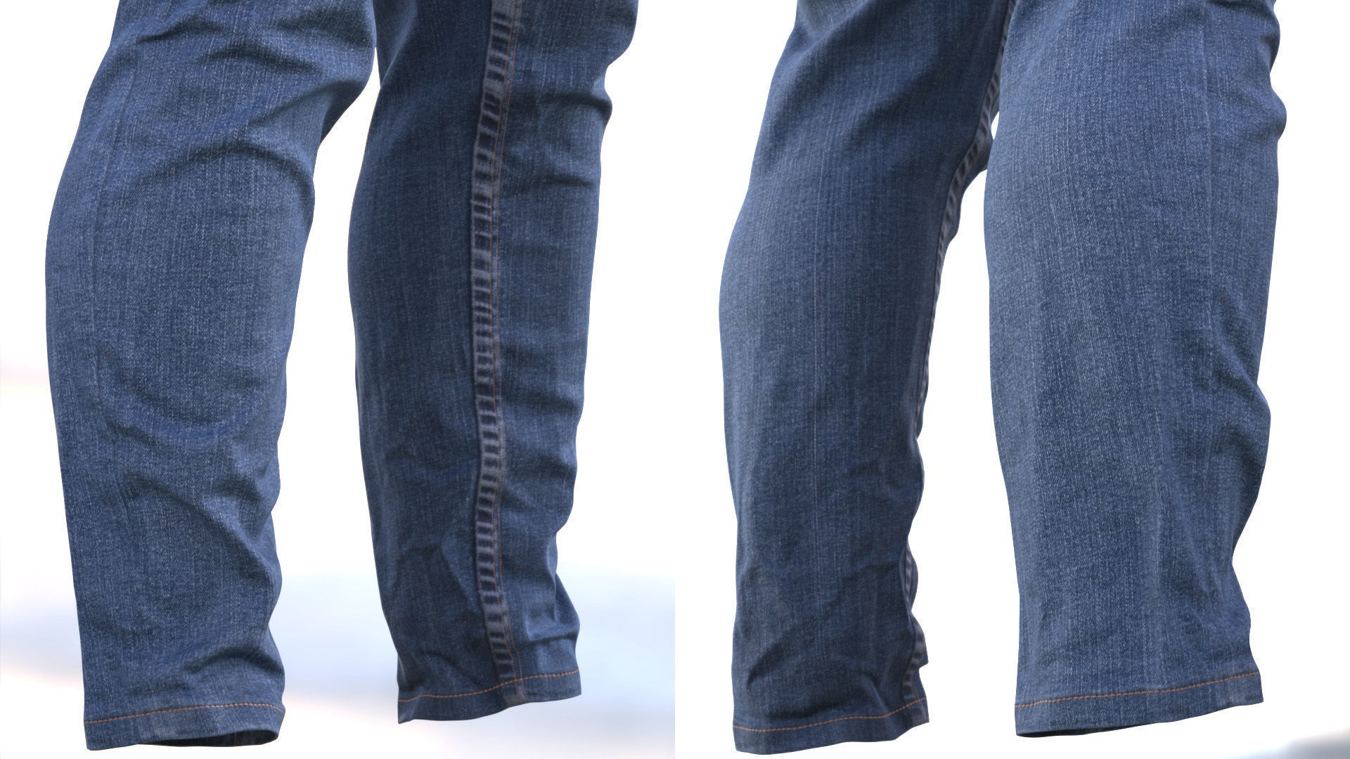 Jeans 73 - All MH Bodies and UE5 Skeletons - Rigged Low-poly 3D model_12