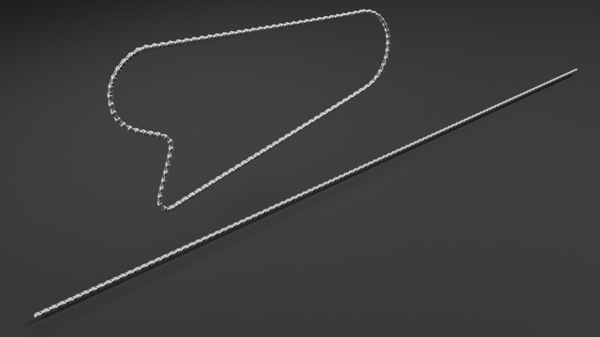 Blue Bicycle Low-poly 3D model_7