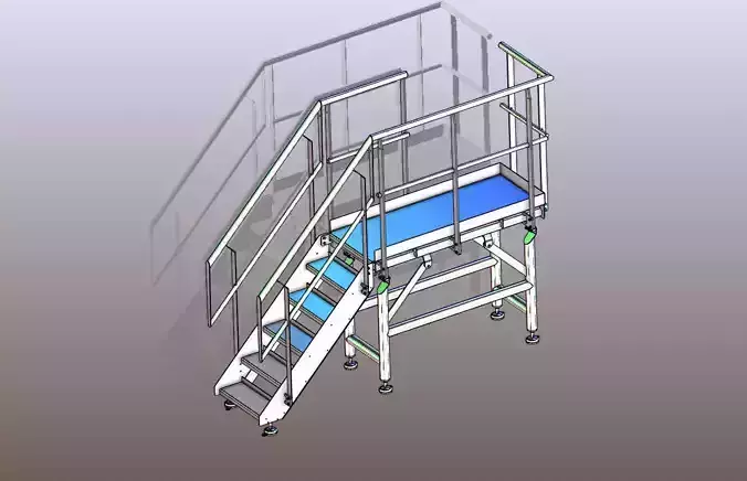 Small Stainless Steel platform