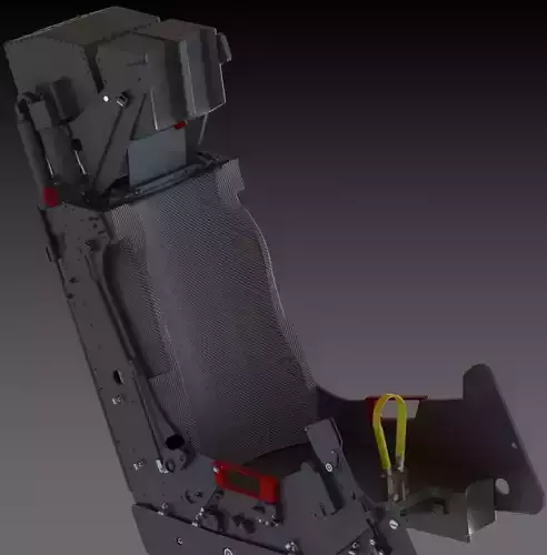 Ejection Seat Martin Baker MK F16F Rafale seat  3D print model